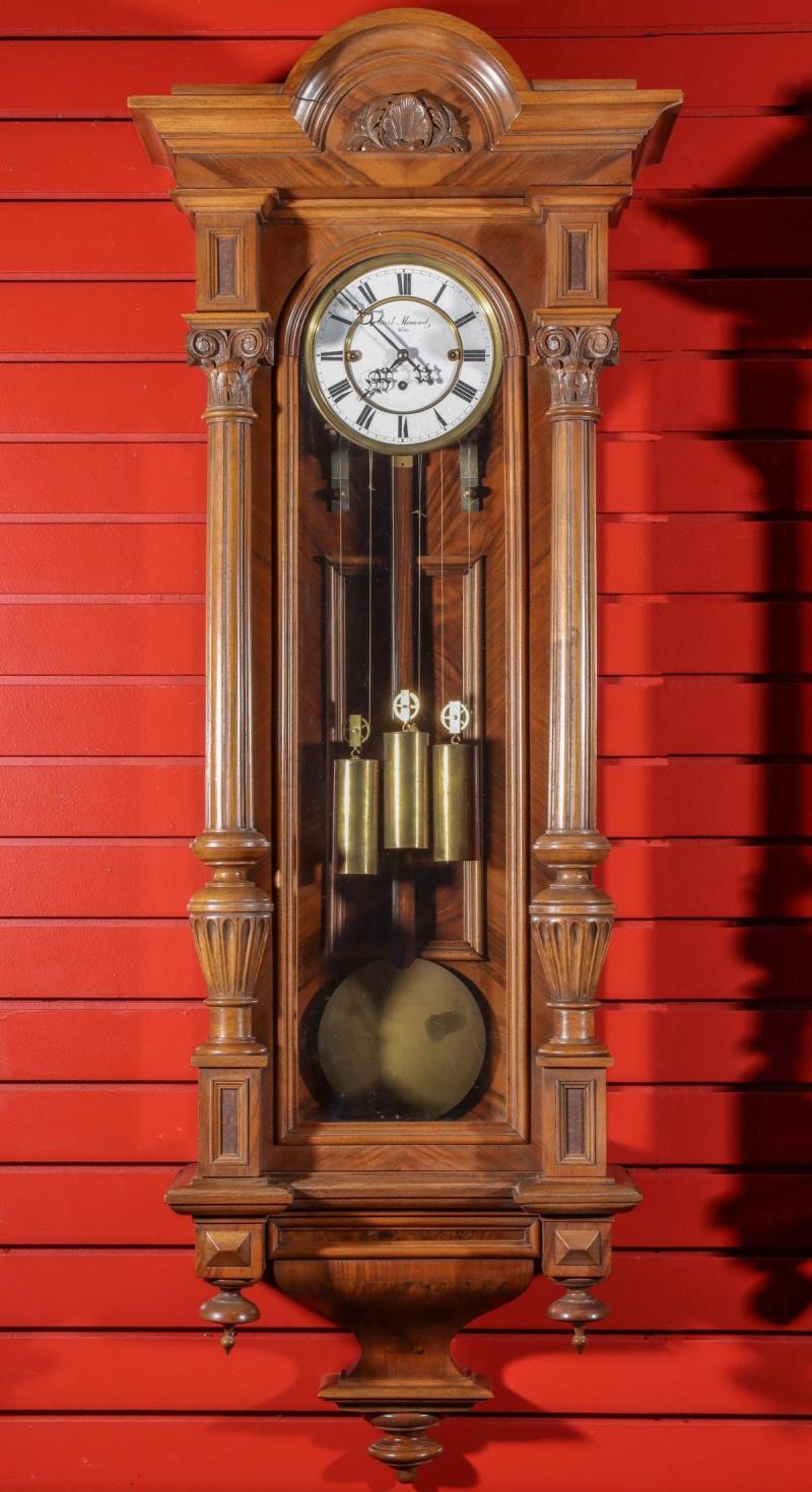 A 19TH CENTURY THREE WEIGHT AUSTRIAN REGULATOR