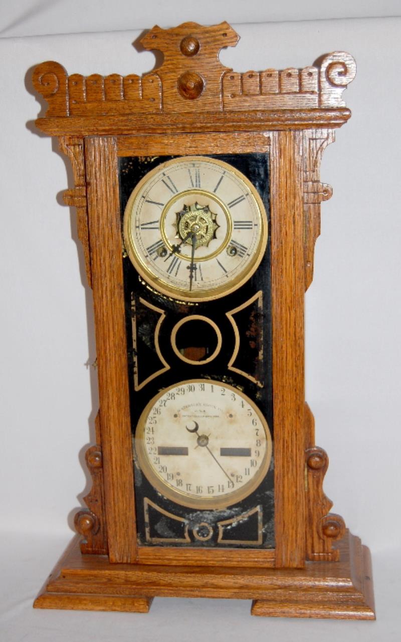 Antique Waterbury “Calendar No. 44” Mantel Clock