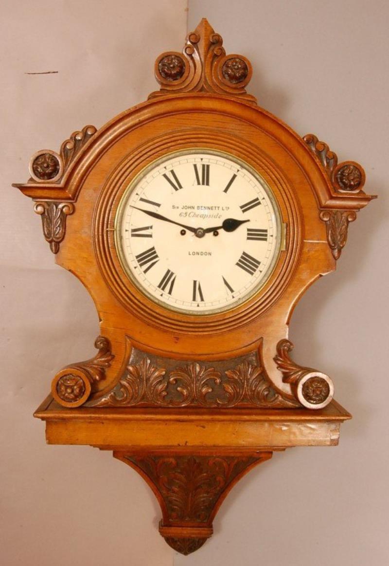 Sir John Bennett Double fusee Gallery Clock