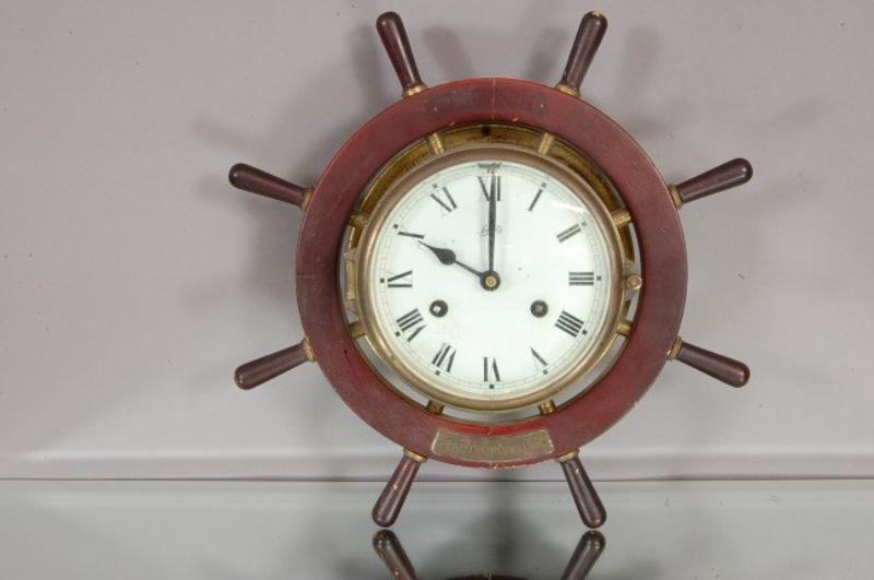 Schatz & Sohne German Ships  Bell Clock