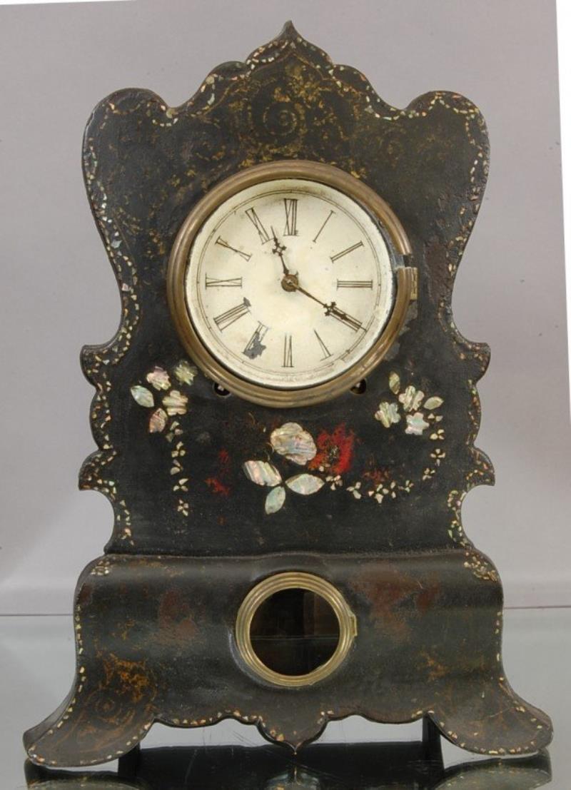 Victorian Style Iron Shelf Clock