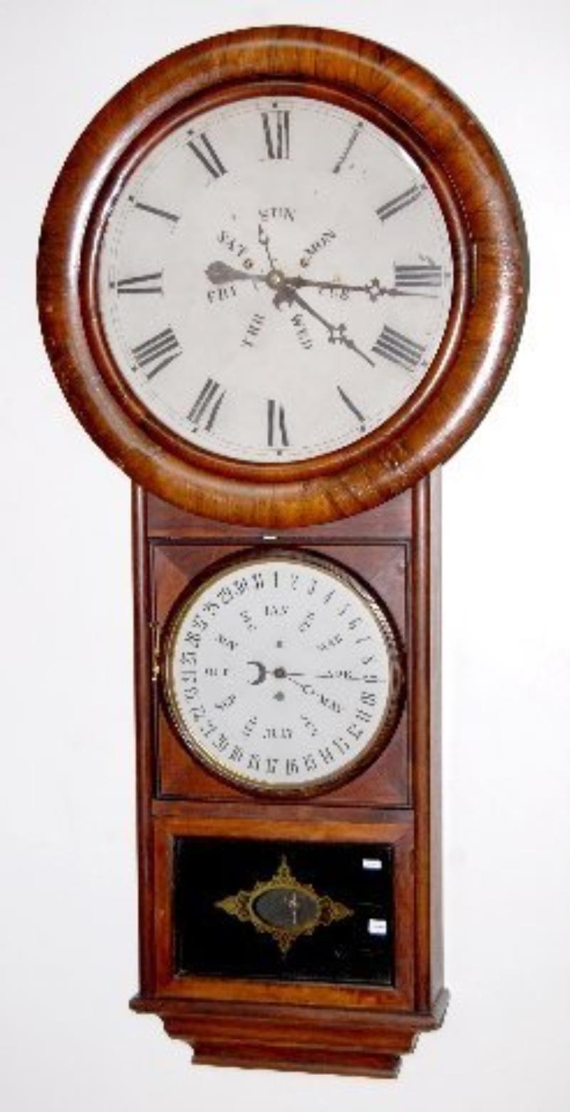 60″ Welch B.B. Lewis Calendar Clock