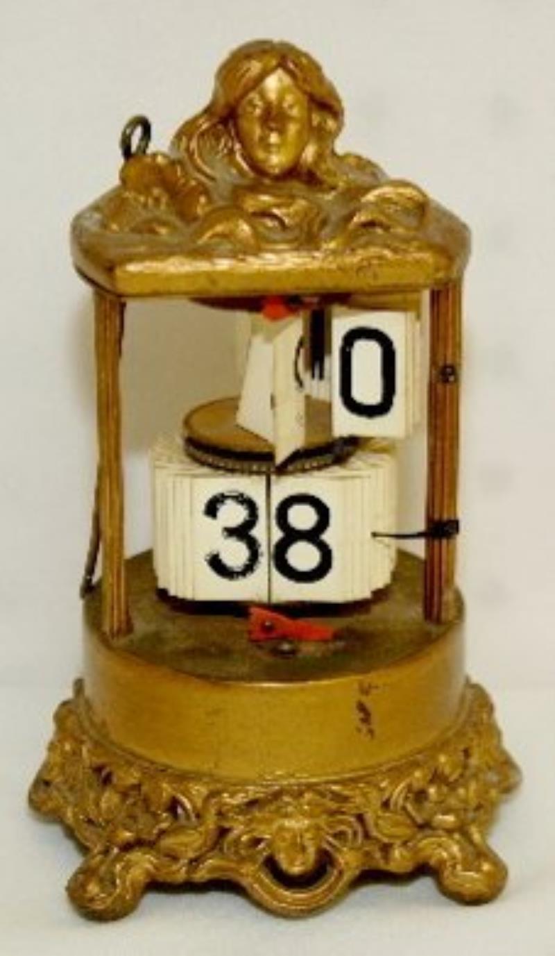 Plato Digital Clock with Lady Head