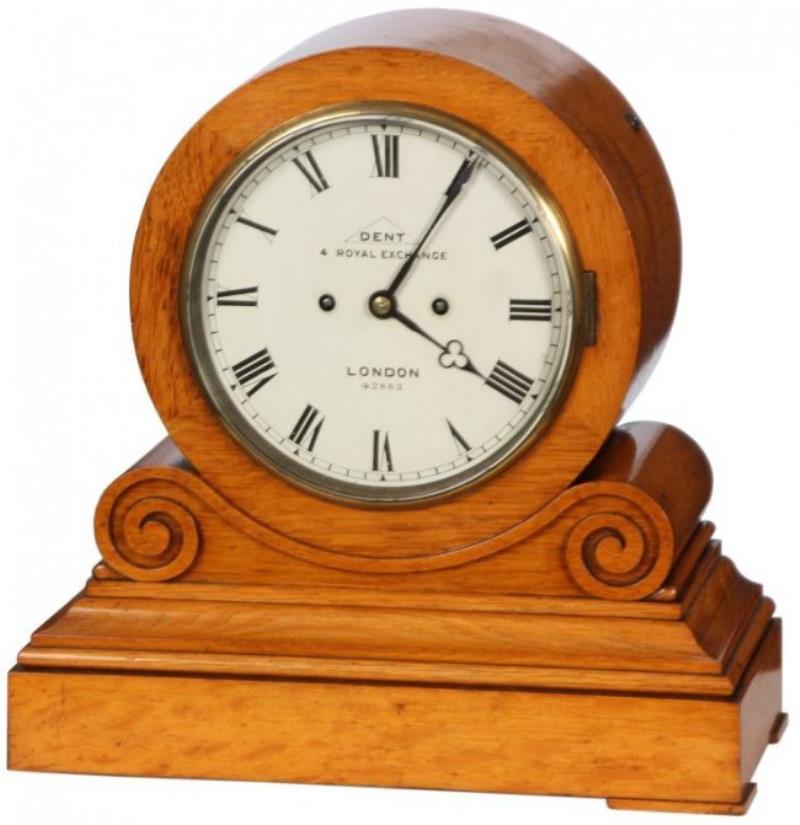 Dent London Oak Mantle Clock