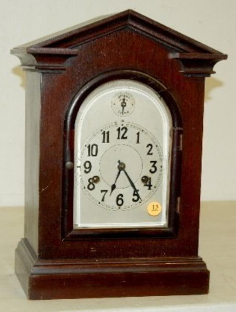 German Chime Shelf Clock with Bar Strike