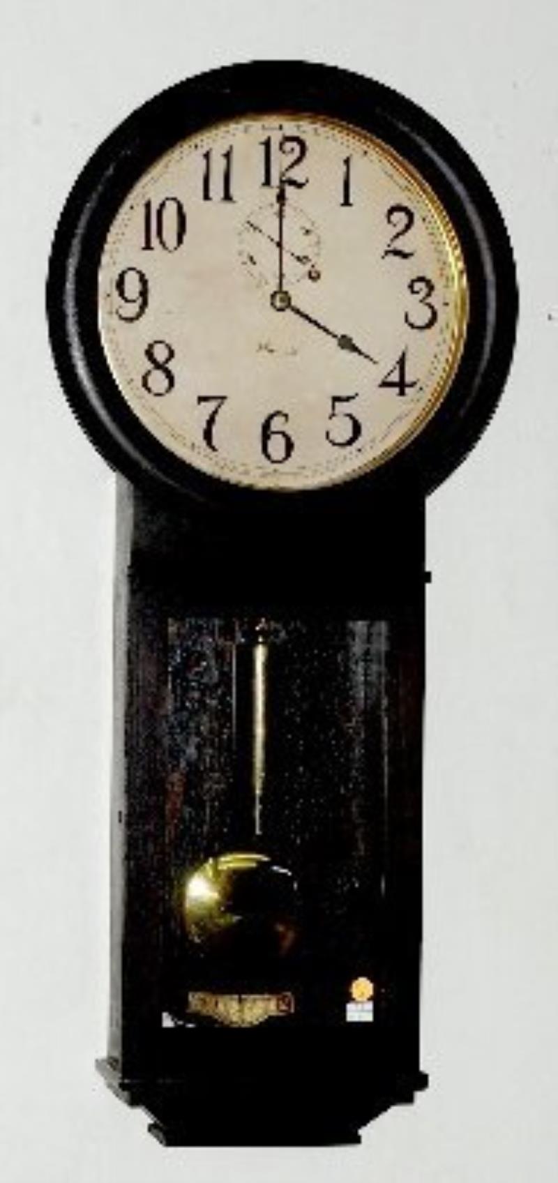 Ansonia Standard Regulator Oak Clock, 8 Day