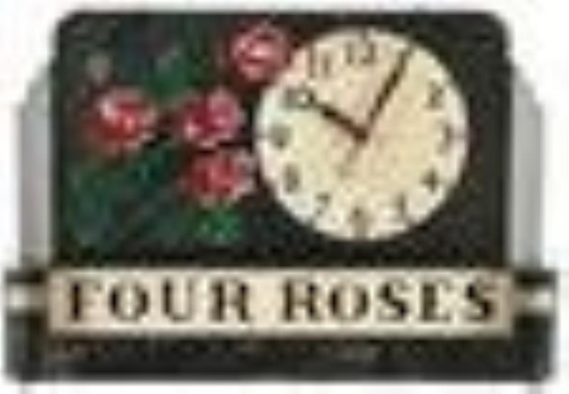 Four Roses Whiskey Clock