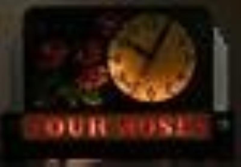 Four Roses Whiskey Clock