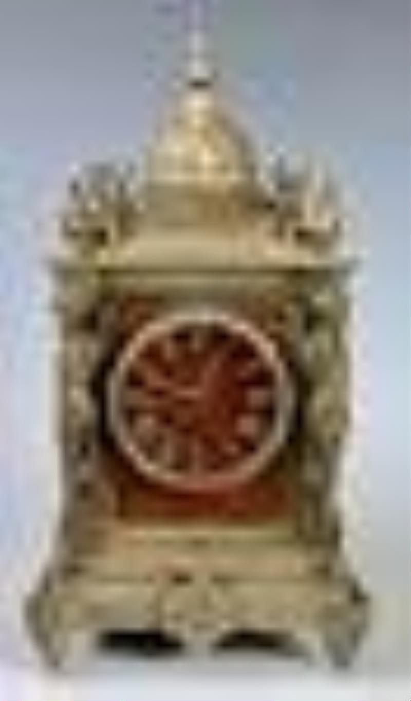 Tiffany & Co. Bronze Satyrs & Griffins Clock