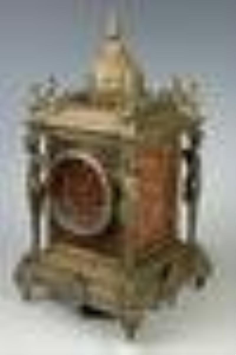Tiffany & Co. Bronze Satyrs & Griffins Clock