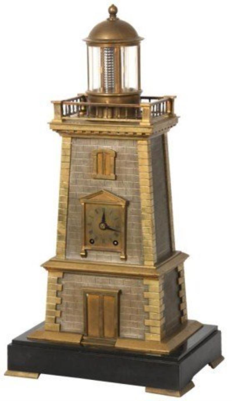 Guilmet Lighthouse Torsion Pendulum Clock