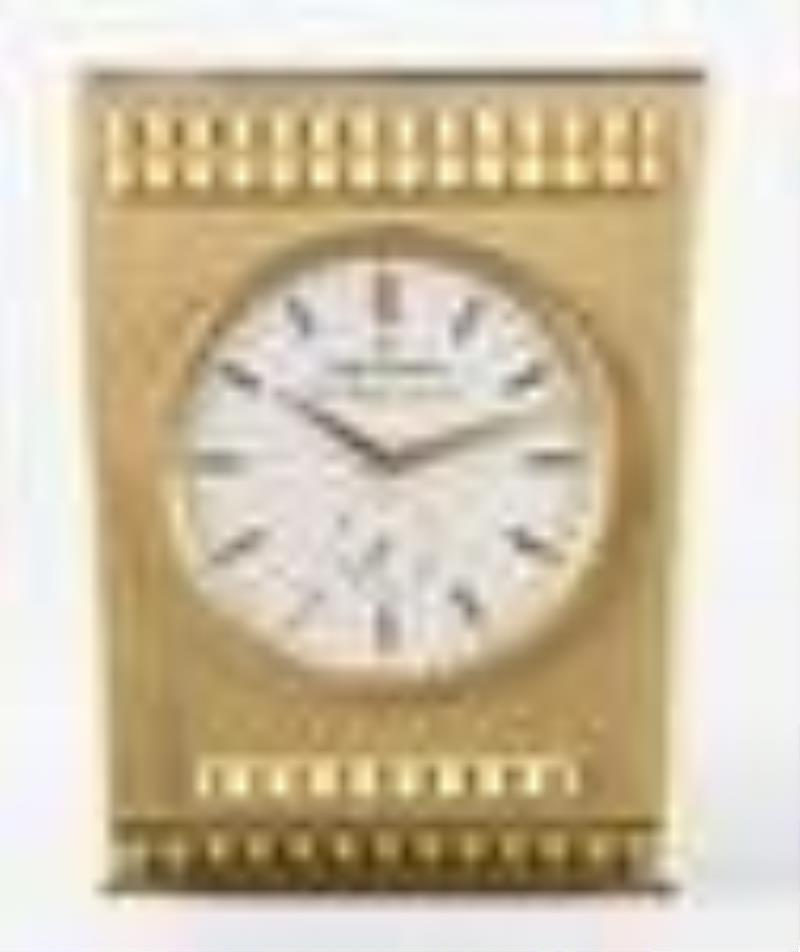 A Girard Perregaux desk or table clock with electric remontoire