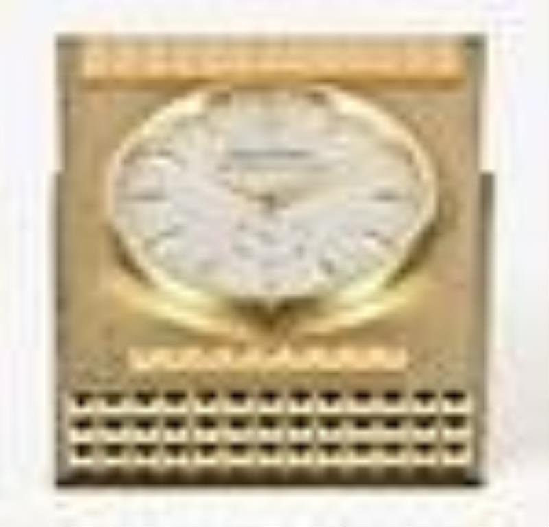A Girard Perregaux desk or table clock with electric remontoire