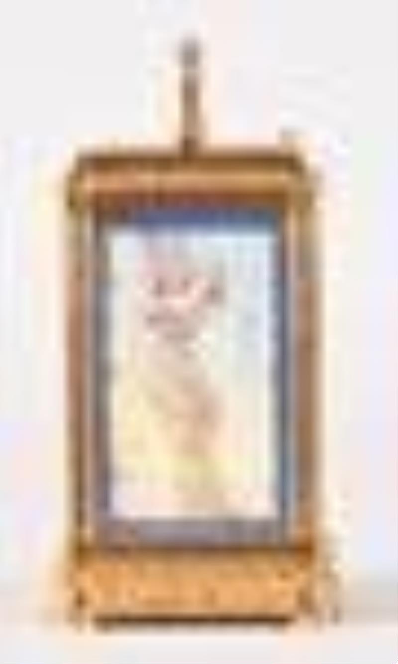 A good late 19th century enamel paneled grand sonnerie carriage clock by Drocourt