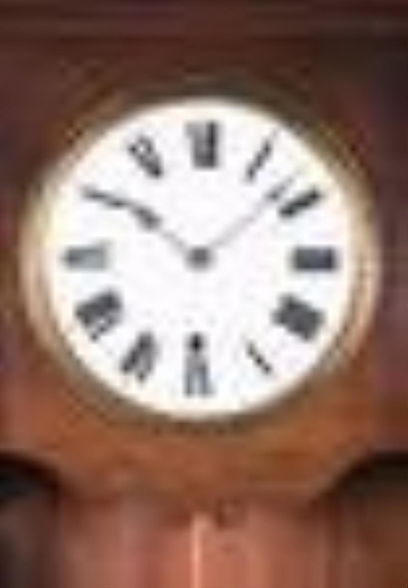 New Haven Clock Co. Hanging Jeweler's Regulator No. 10