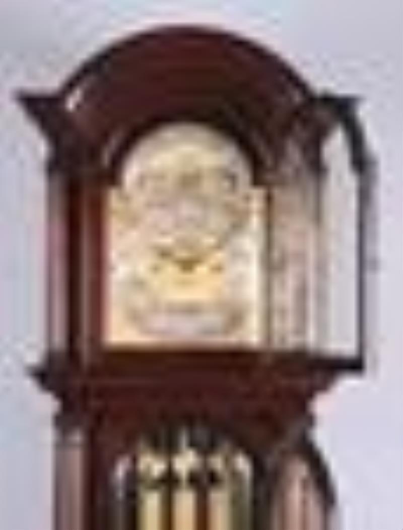 Burgfeldt & Co. New York Hall Clock Chiming on Nine Tubular Bells