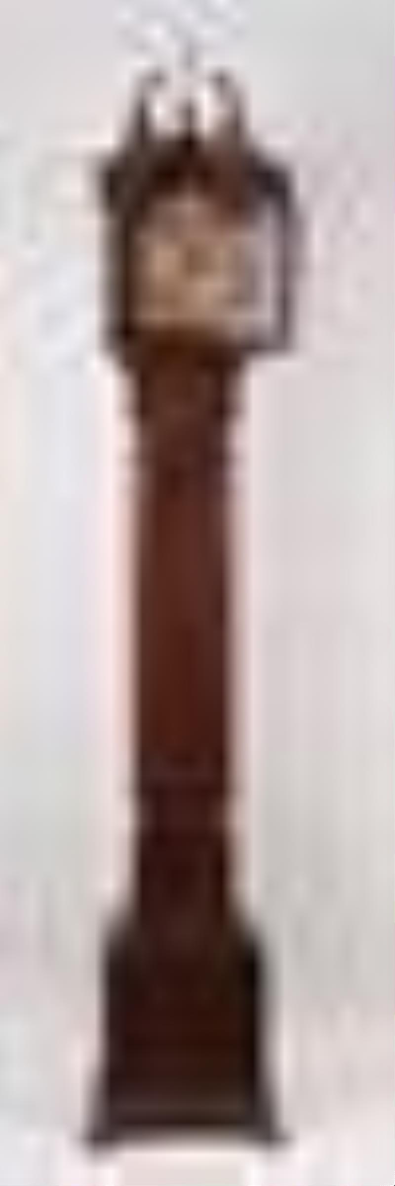 English Three Train Dwarf Tall Clock