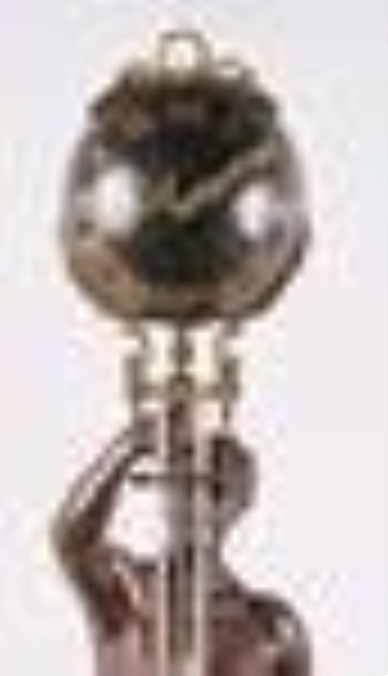A large turn of the 20th century French figural swinging mystery clock