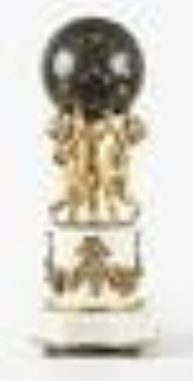 A good later 19th century French figural table clock