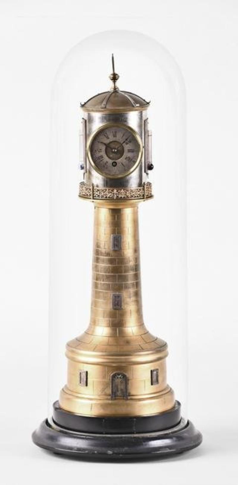 A good late 19th century French industrial lighthouse clock