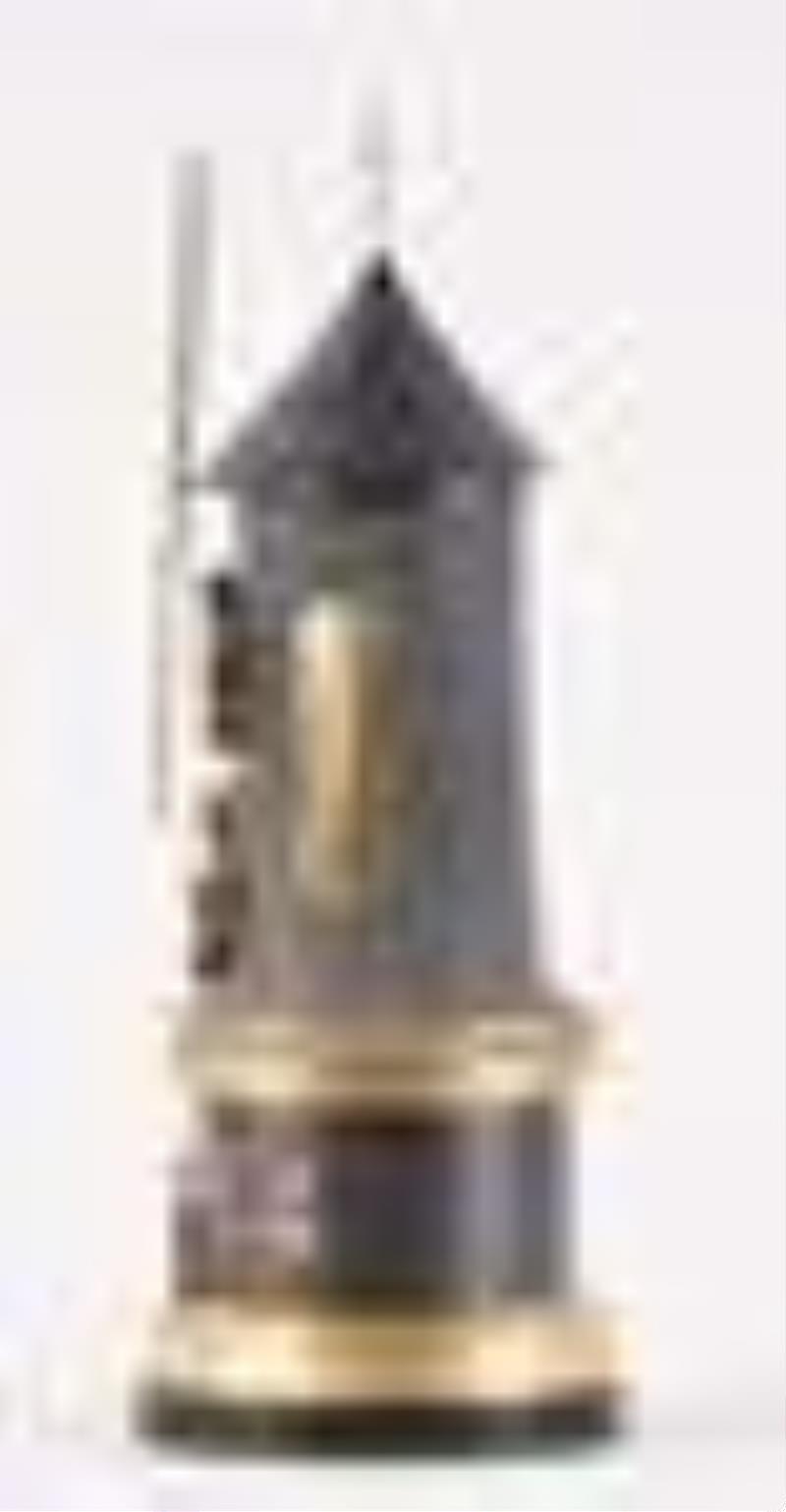 A good late 19th century French windmill form industrial clock