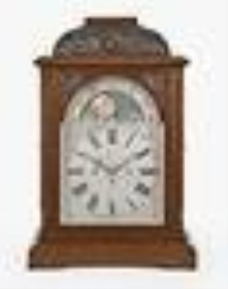 A very rare large bracket clock chiming quarters on eight tubes by Winterhalder & Hofmeier