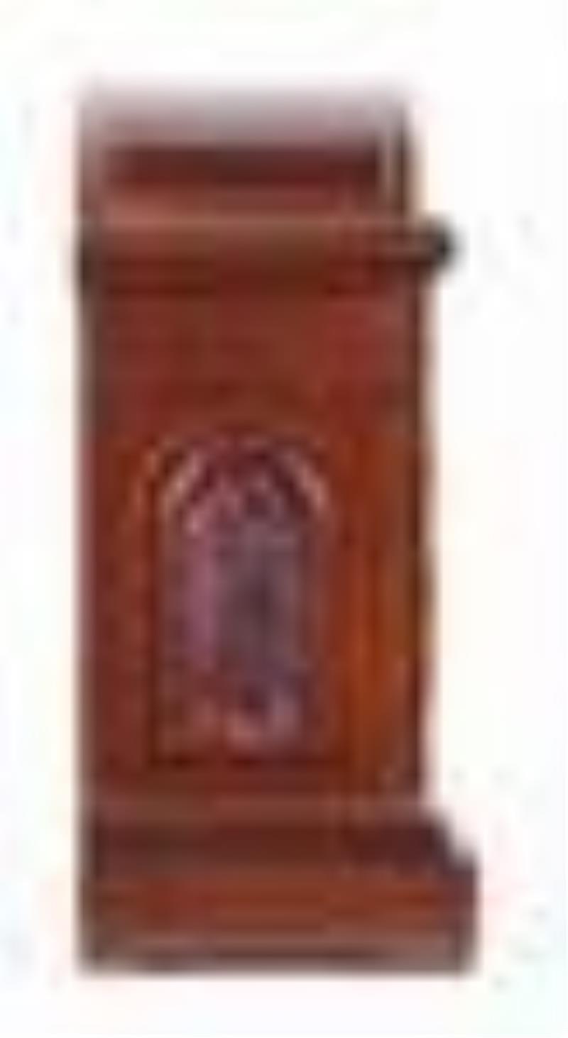A good early 20th century English chiming bracket clock signed Shapland