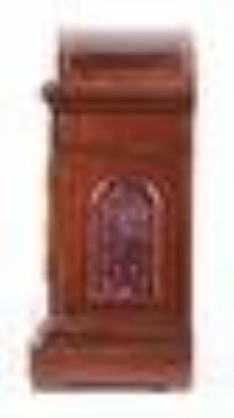A good early 20th century English chiming bracket clock signed Shapland