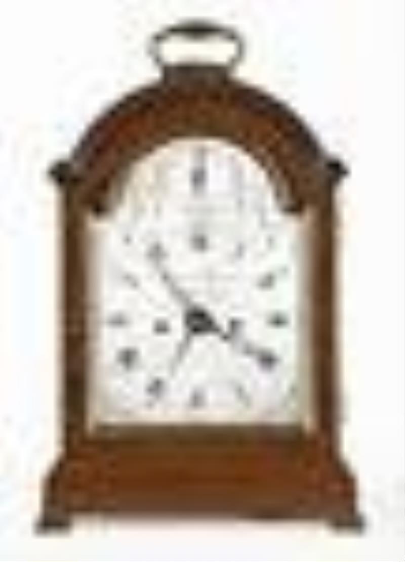 An early 19th century English table clock with date signed Chas. Sheerer