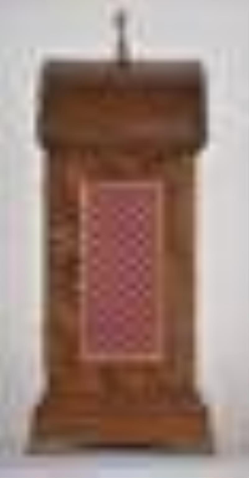 An early 19th century English table clock with date signed Chas. Sheerer
