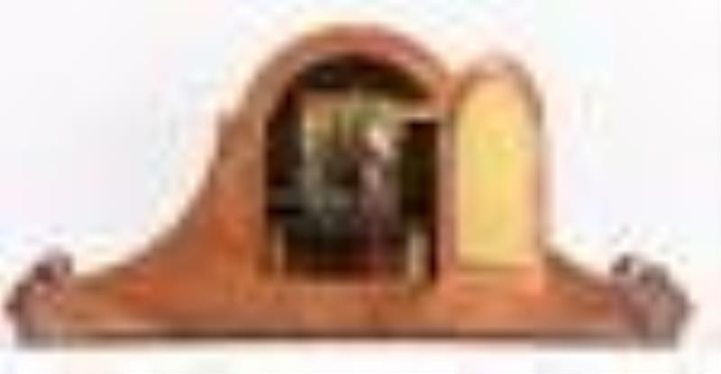 J.J. Elliott over sized tambour shelf clock