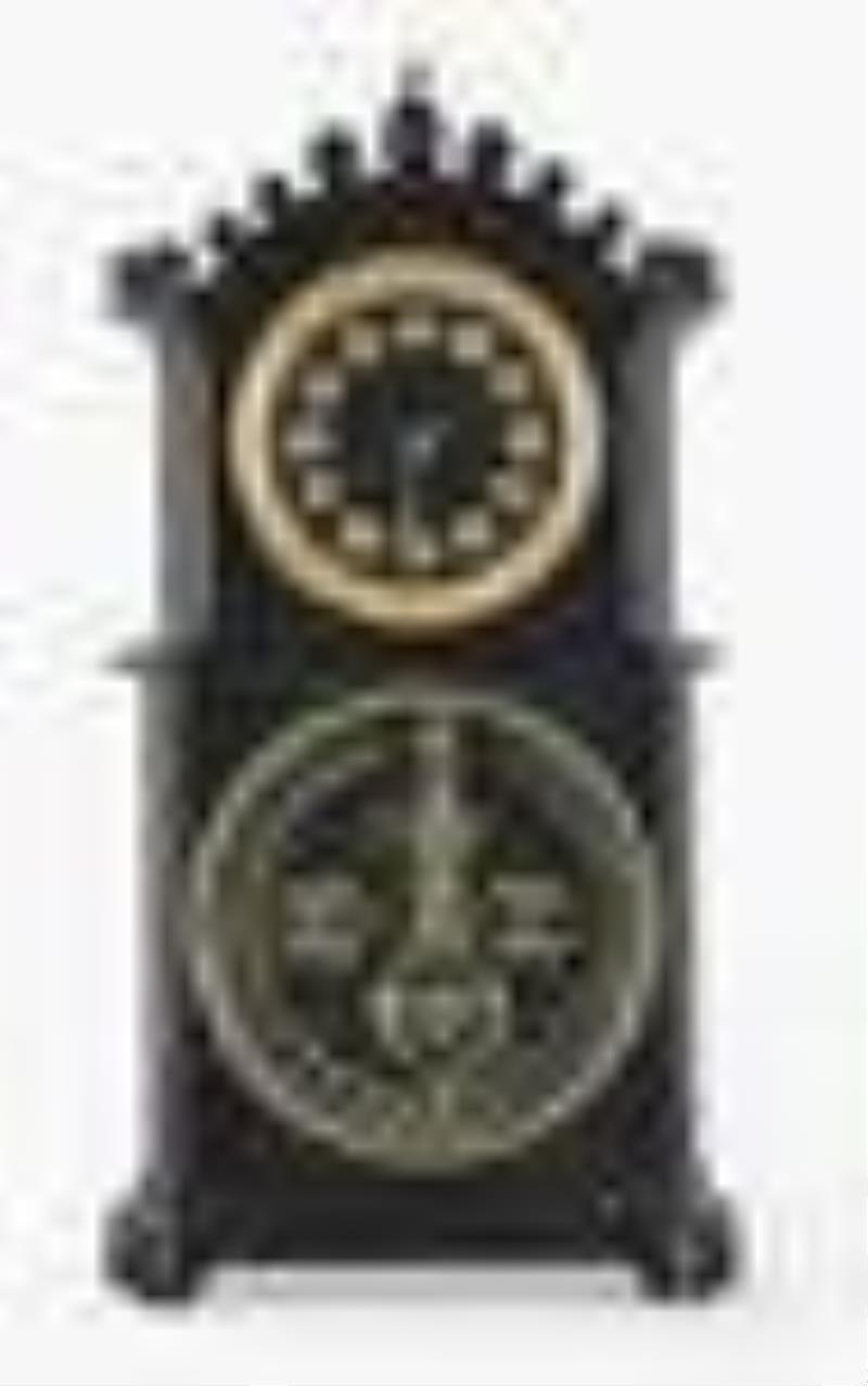 Ithaca No. 15 Melrose calendar shelf clock