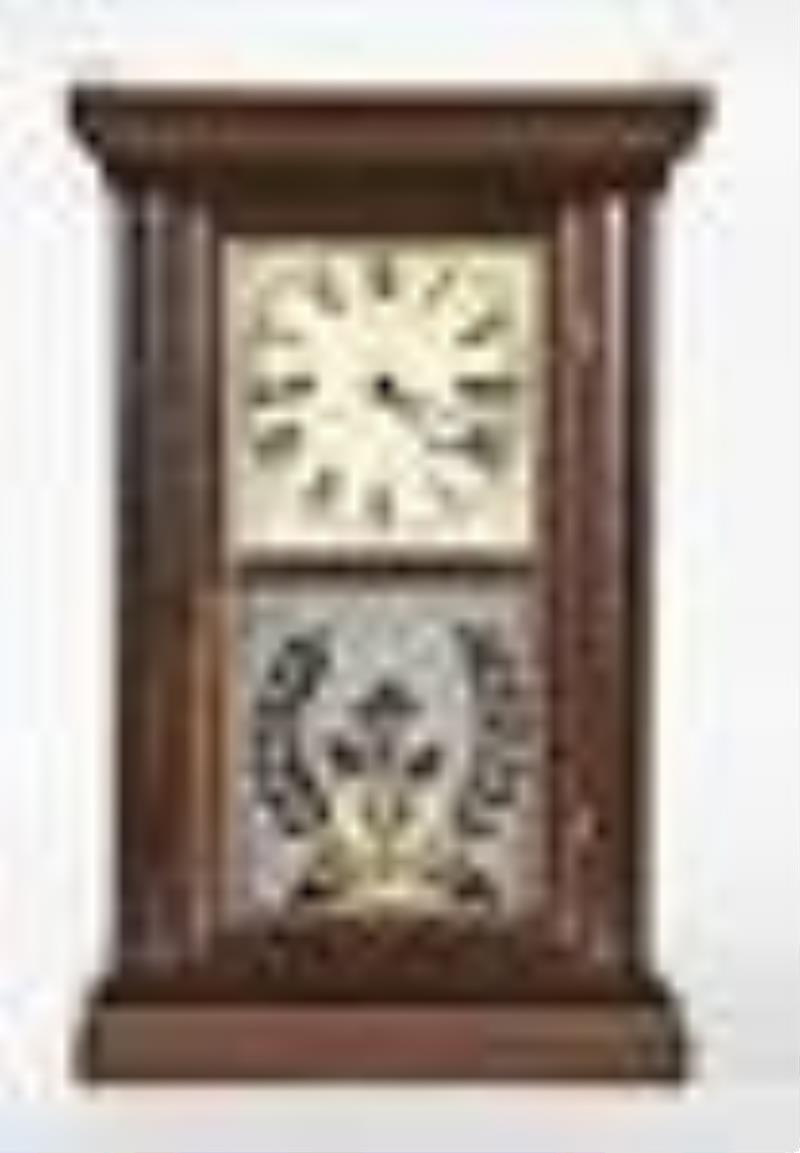 J. C. Brown Ripple Front Empire Shelf Clock