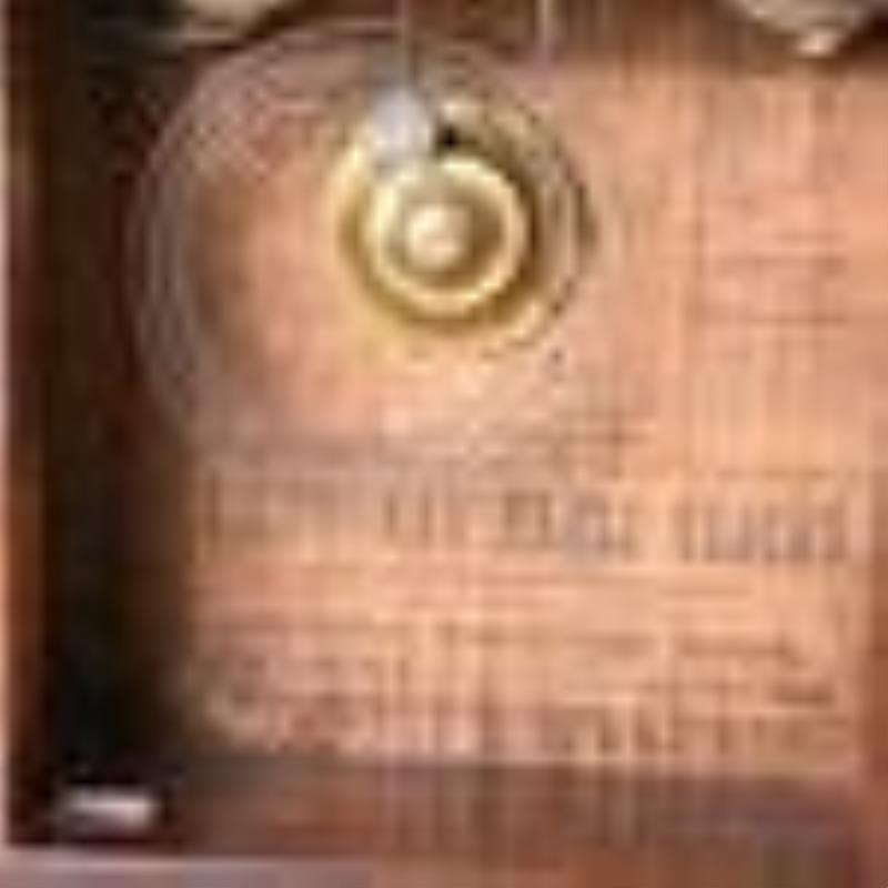 J. C. Brown Ripple Front Empire Shelf Clock
