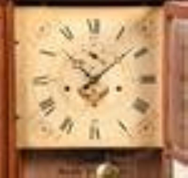 Seth Thomas Off-center Pillar & Scroll Shelf Clock
