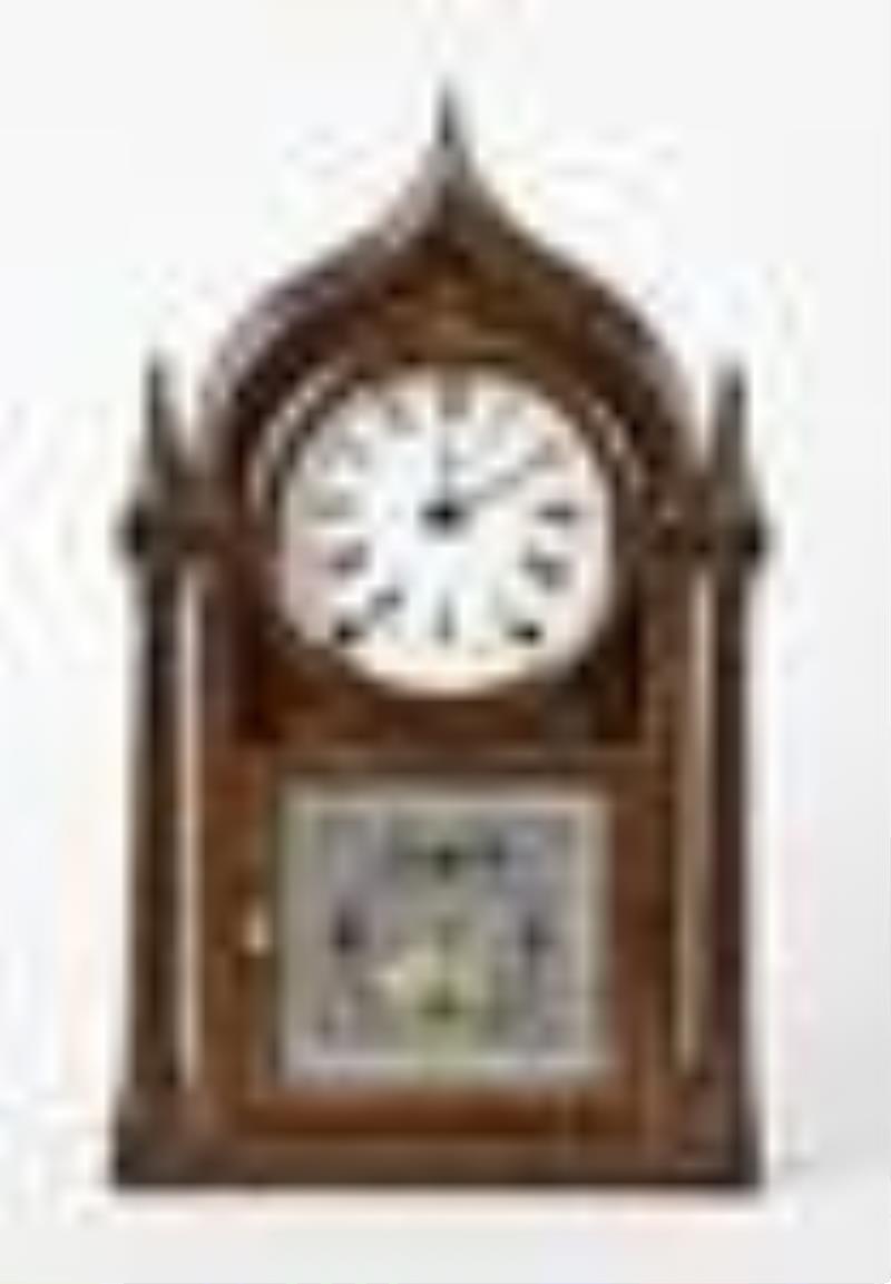 Brewster & Ingrahams Ogee Gothic shelf clock