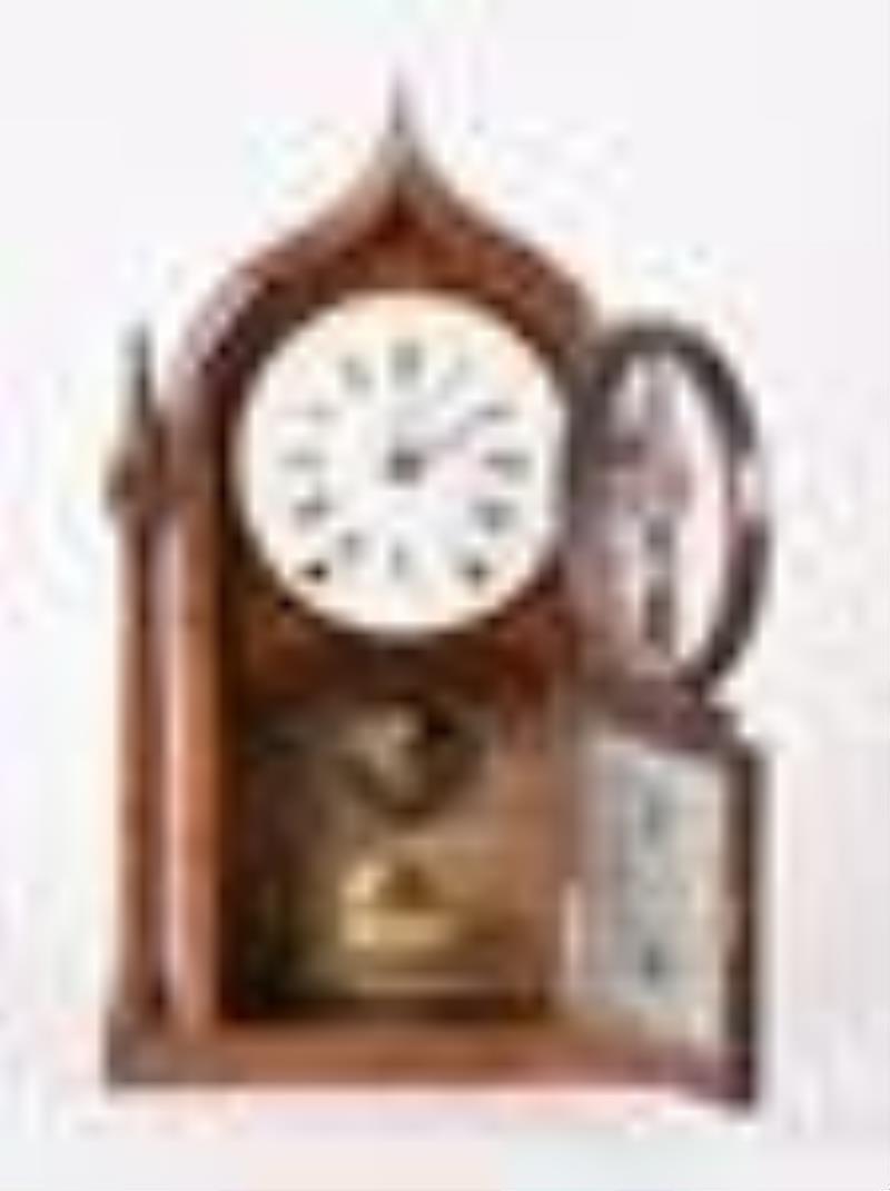 Brewster & Ingrahams Ogee Gothic shelf clock
