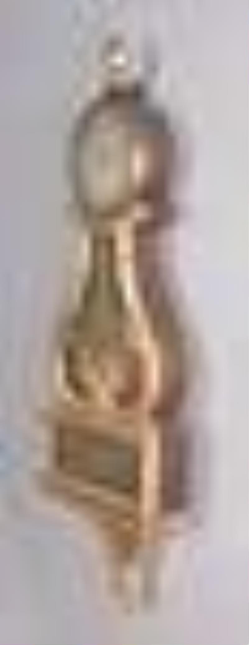 Sawin & Dyar Boston GIlt Front Hanging Lyre Clock