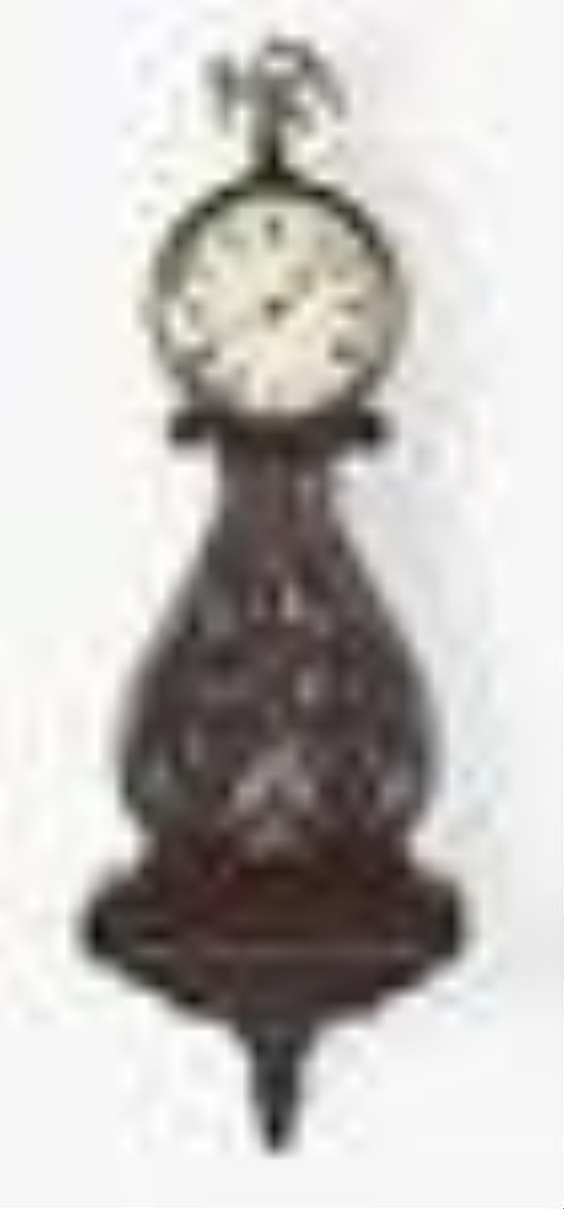 Boston Hanging Lyre Clock