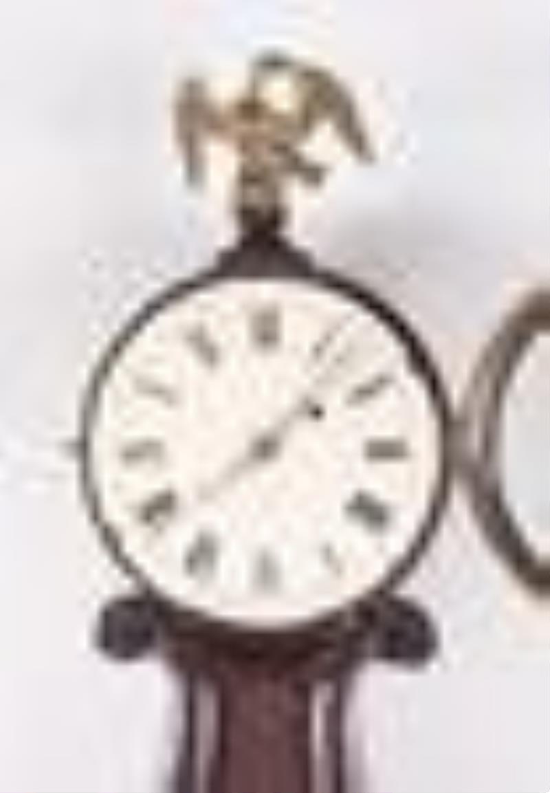 Boston Hanging Lyre Clock