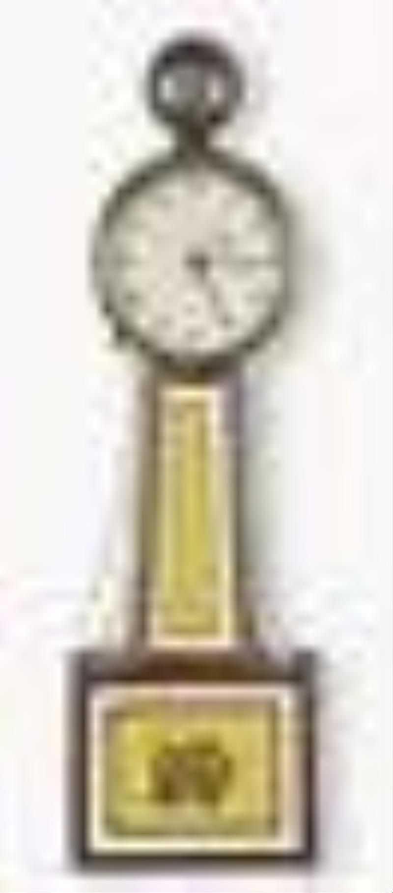 Unknown Massachusetts alarm banjo clock