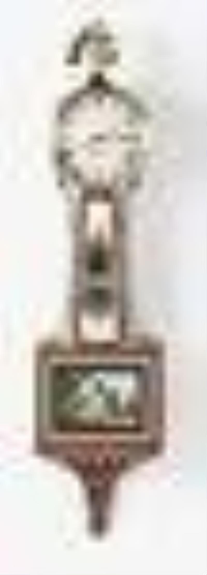 Foster Campos patent timepiece or banjo clock