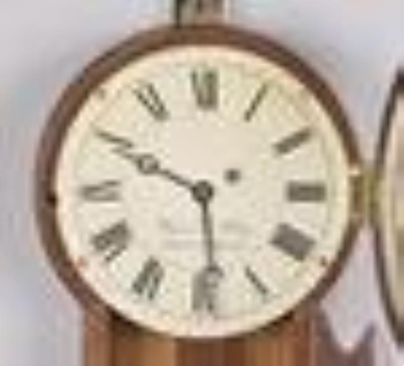 Wayne Cline miniature keyhole hanging clock
