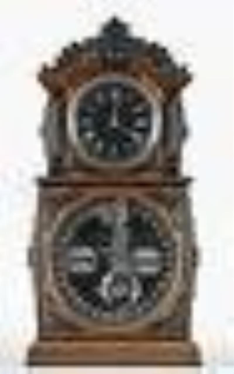 Ithaca No. 3 1/2 Parlor Shelf Calendar Clock