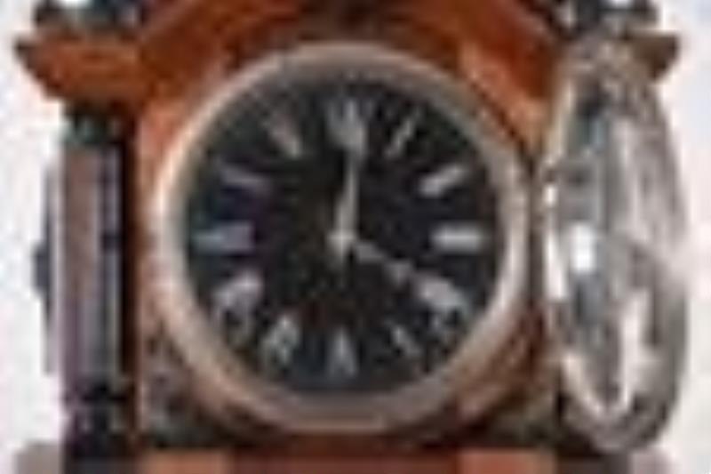 Ithaca No. 3 1/2 Parlor Shelf Calendar Clock