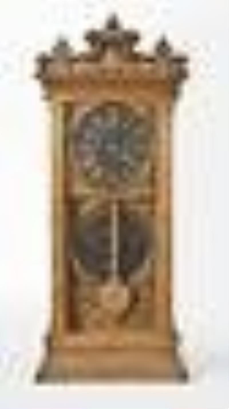 Ithaca No. 6 1/2 Shelf Belgrade Calendar Clock