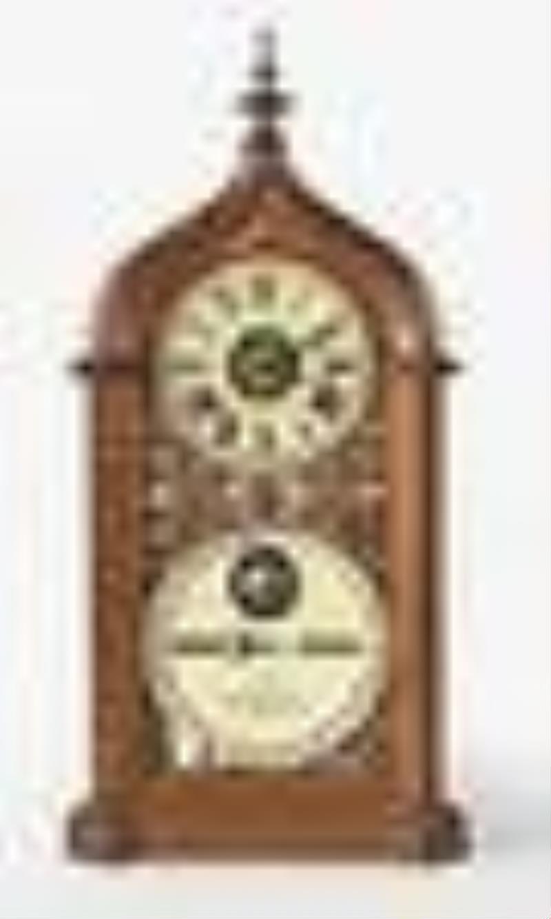 Ithaca Steeple Model Double Dial Calendar Clock