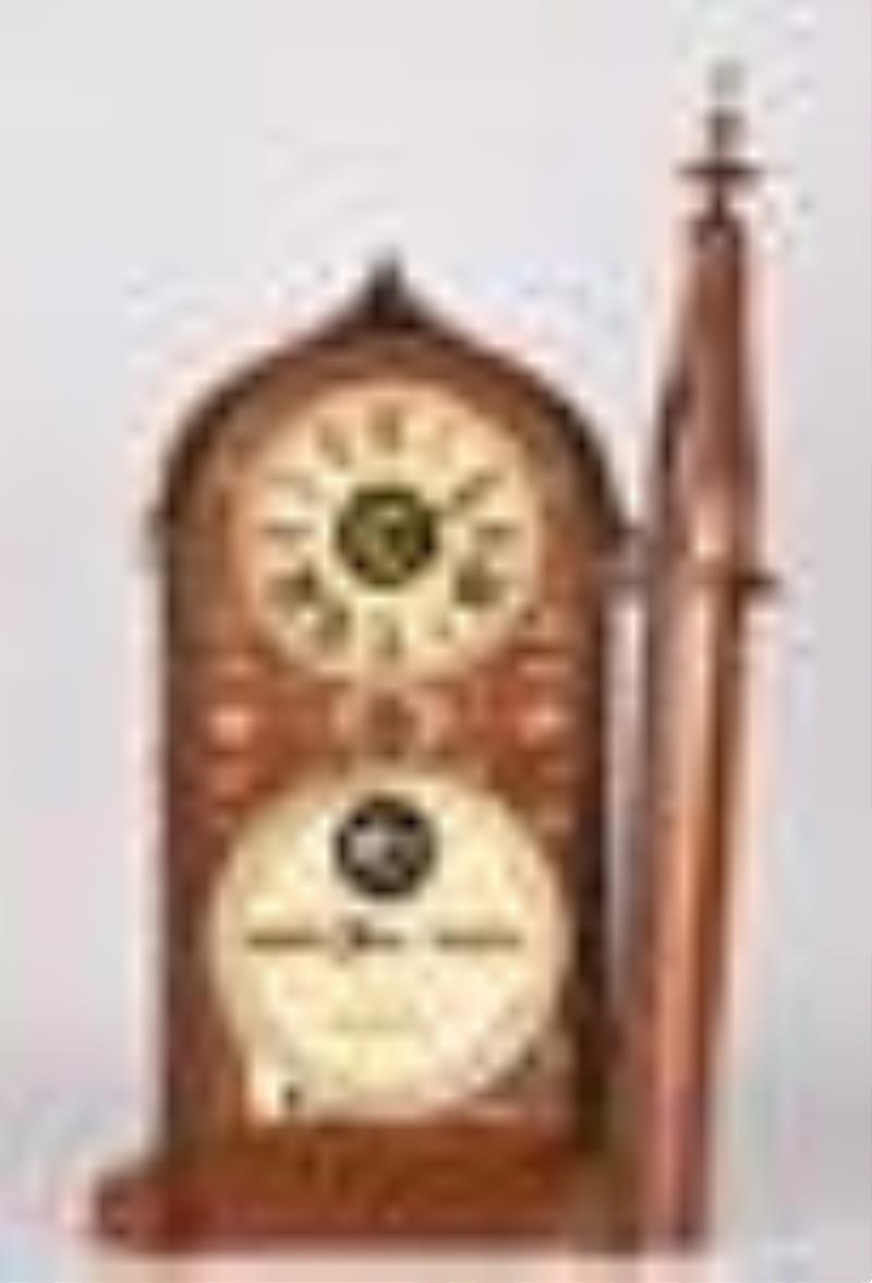 Ithaca Steeple Model Double Dial Calendar Clock