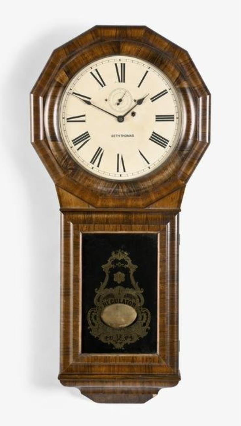 Seth Thomas Regulator No. 1 Extra Hanging Clock
