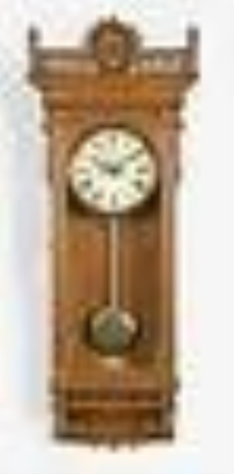 Waterbury Regulator No. 53 hanging clock